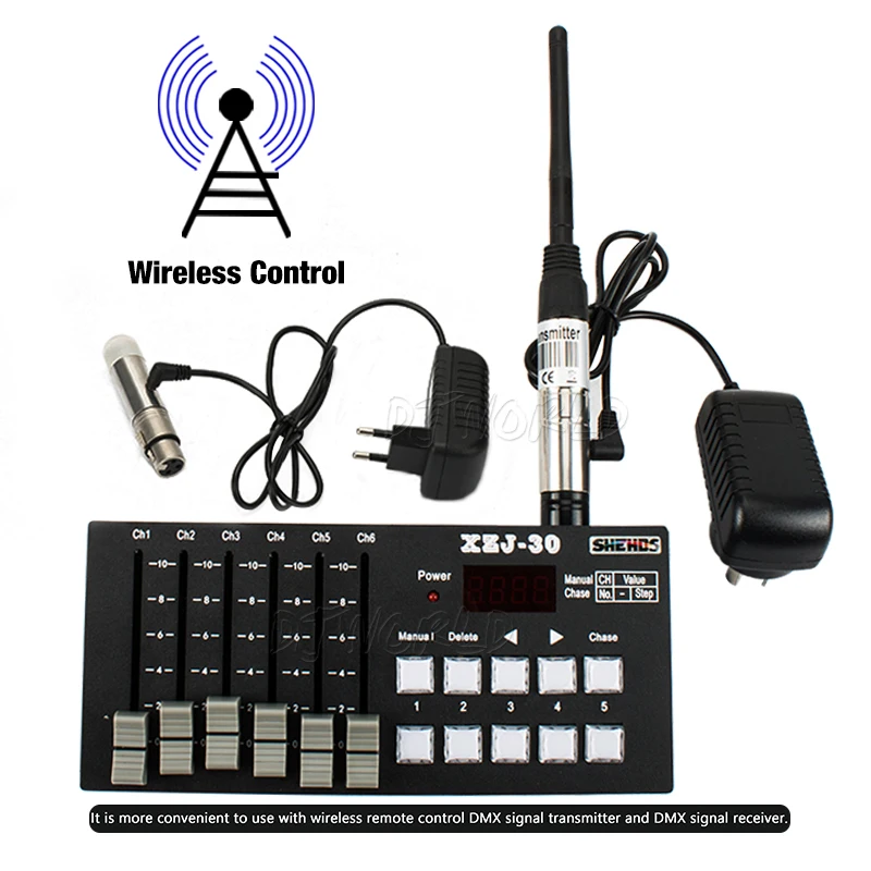 DJworld DMX консоль 1024 контроллер для освещение для сцены DMX 512 DJ контроллер оборудование международный стандарт движущийся головной свет