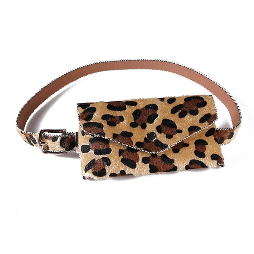 ESHINEDER Women Leopard Bag Fashion Waist Packs Vintage Fanny Pack Belt Fit For Iphone Plus Bolosa | Багаж и сумки