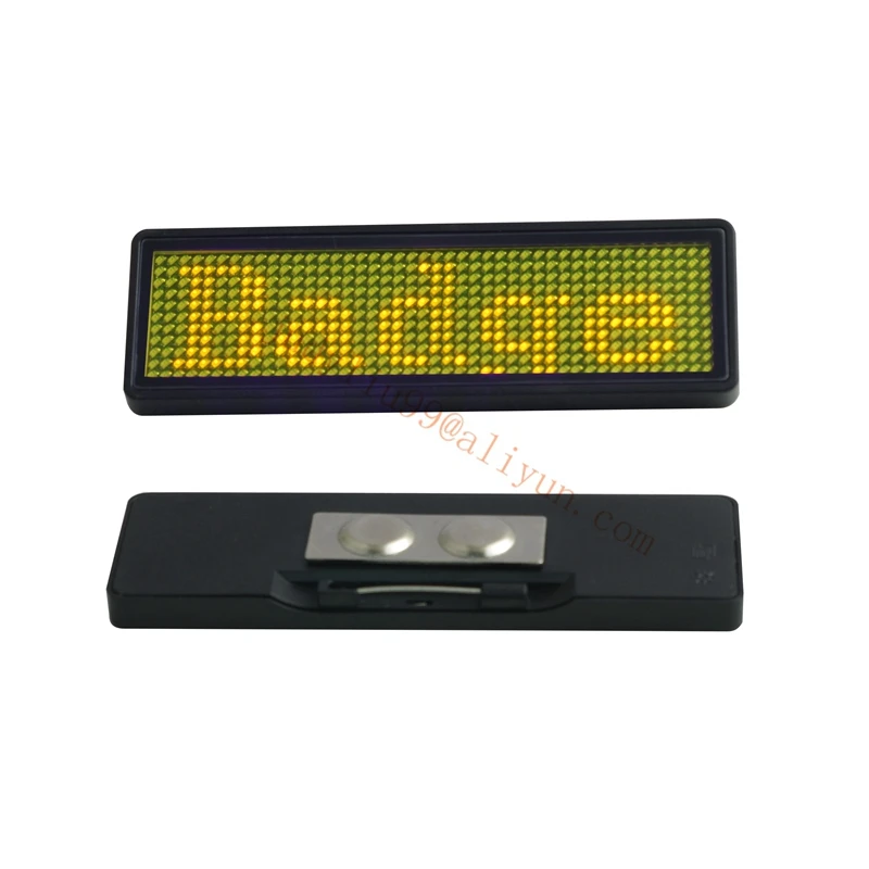 1 шт. программируемый светодиодный значок 44X11|card badge|name badge name tagbadge card |