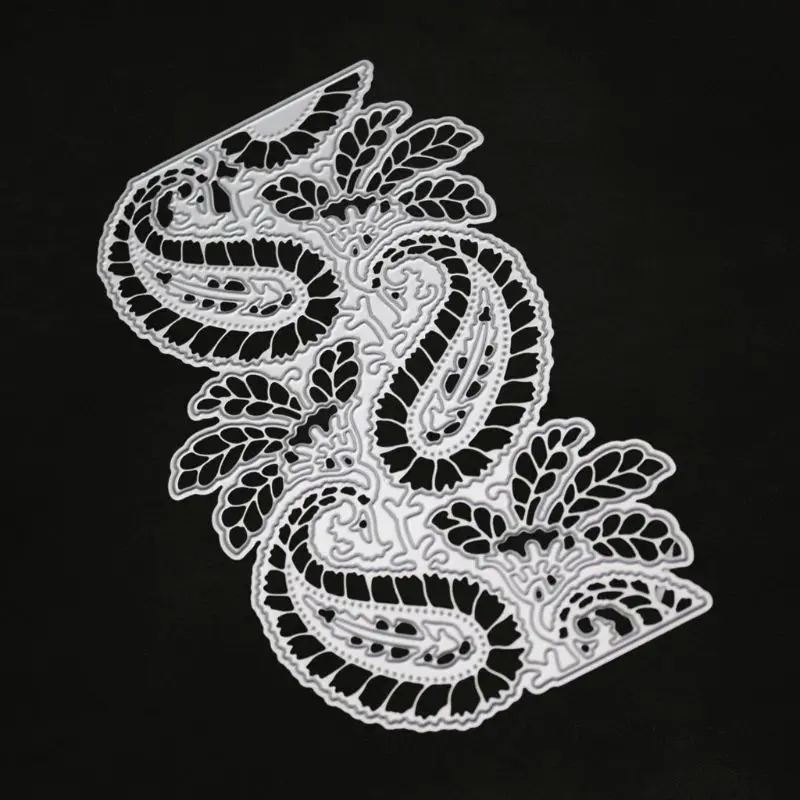 Фотофон с листьями металлические вырубные штампы фотообои карточки тиснение