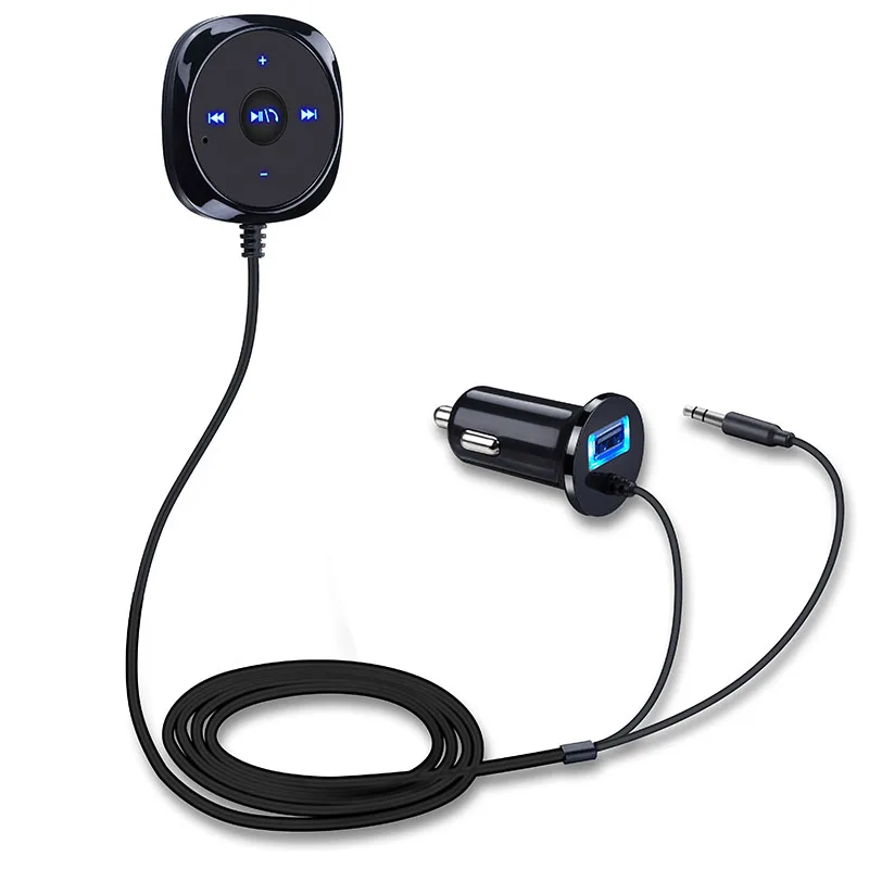 Автомобильный Bluetooth ресивер с магнитным основанием 3 5 мм|handsfree bluetooth car kit|bluetooth kitcar