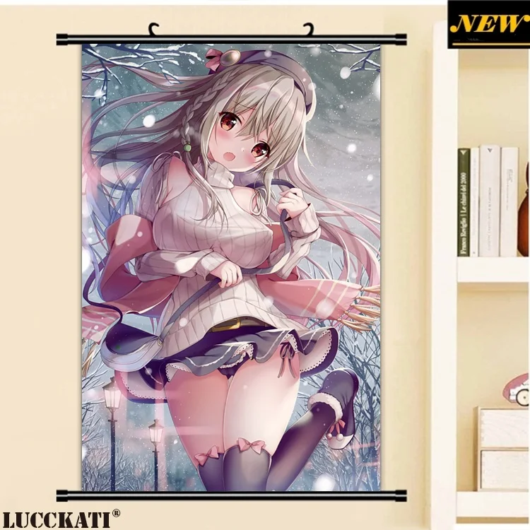 40X60 см melonbooks дыня-Чан cameltoe Сексуальная лоли задница Бикини высокие мультфильм аниме Настенная картина Фреска свиток холст живопись плакат