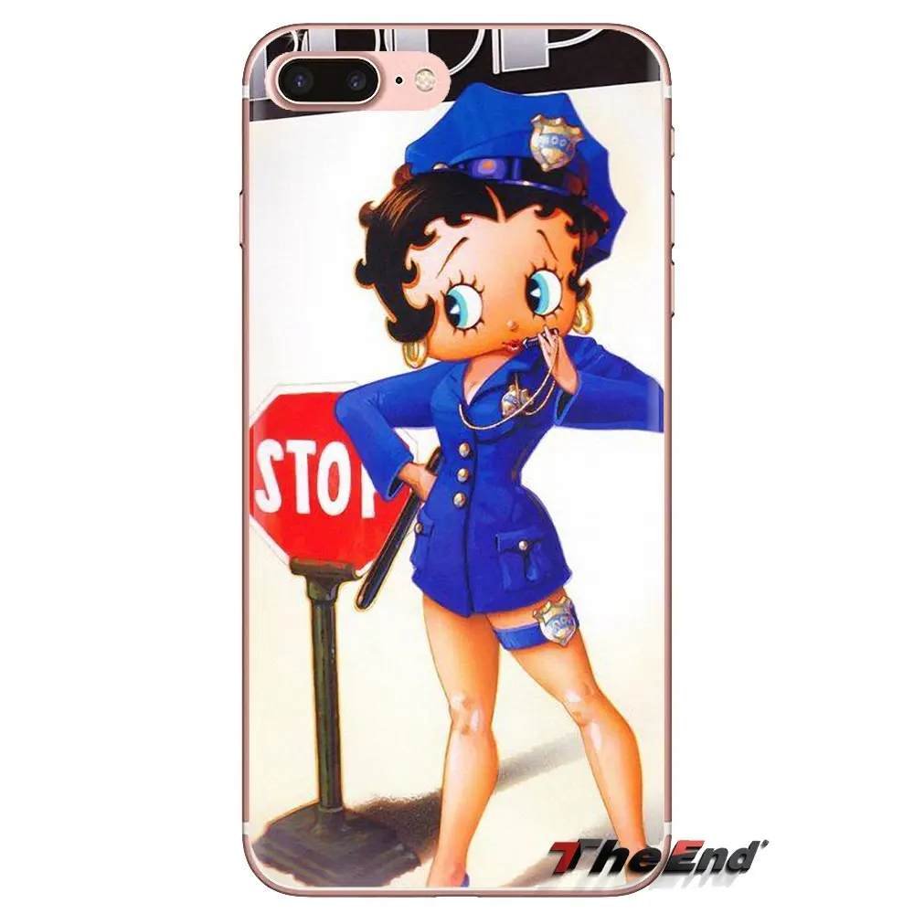Sexy Cartoon Girl Betty Boop For Huawei Mate Honor 4C 5C 5X 6X 7 7A 7C 8 9 10 8C 8X 20 Lite Pro Soft Transparent Cases Covers |