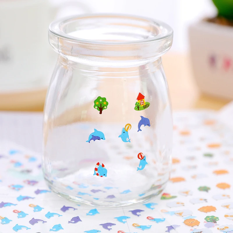 5 листов ПВХ комиксов мультфильм Дневник стикер Дети DIY Скрапбукинг для