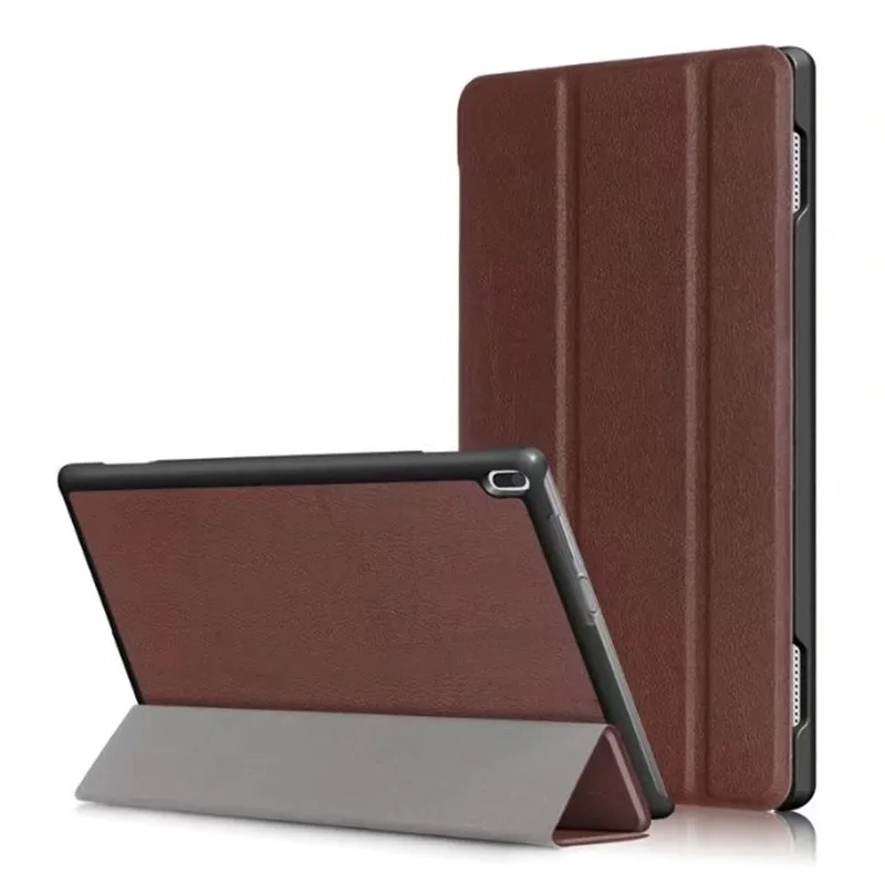 brown-ka si te Ультра тонкий умный флип-чехол для lenovo tab 4 10 tb-x304l tb-X304f магнит умный защитный чехол для lenovo tab 4 10 чехол - Цвет: brown-ka si te