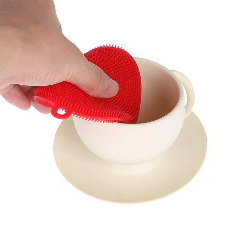 Magic Cleaning Brushes Silicone Dish Bowl Scouring Pad Pot Pan Easy to clean Wash Kitchen | Дом и сад