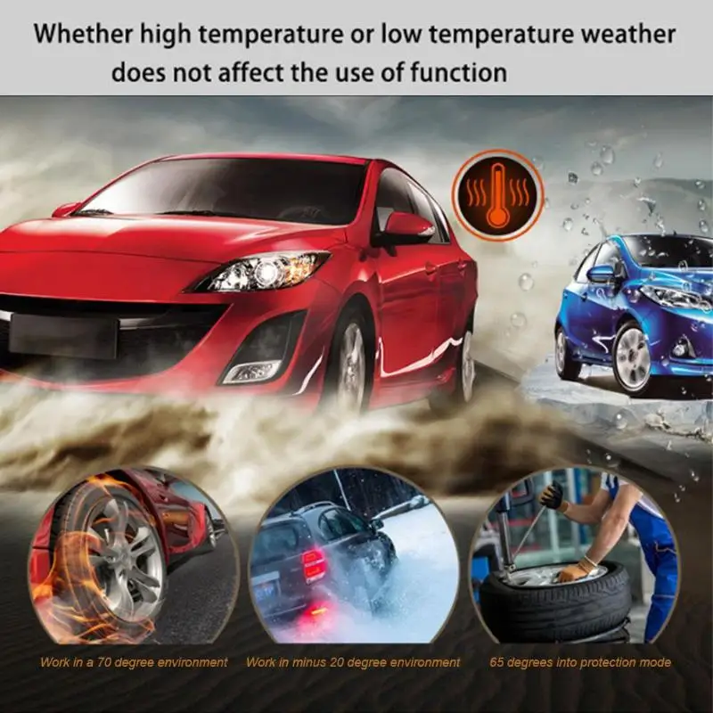 Солнечная Беспроводная TPMS автомобильная система контроля давления в шинах