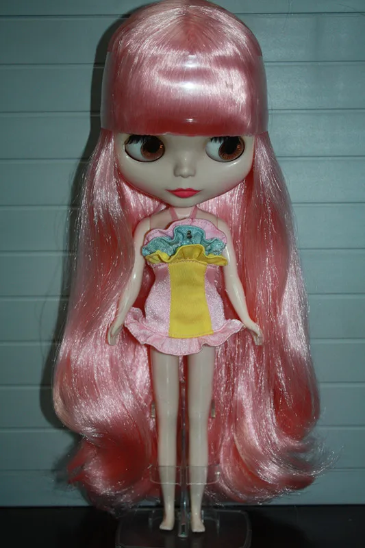 Телесная кукла blyth розовые волосы ksm01 | Игрушки и хобби