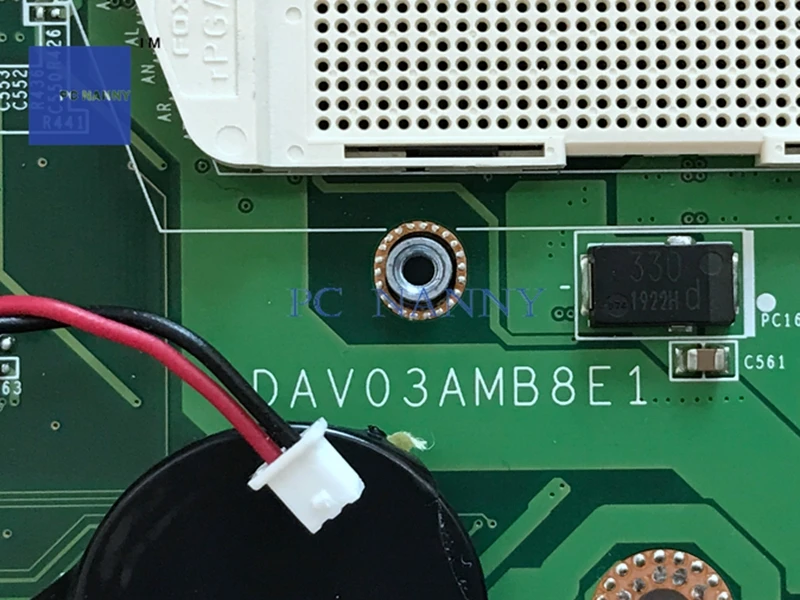 Материнская плата PCNANNY материнская 37F3F 037F3F DAV03AMB8E1 для 17R N7110 Intel ноутбука S989 NVIDIA GT 525M