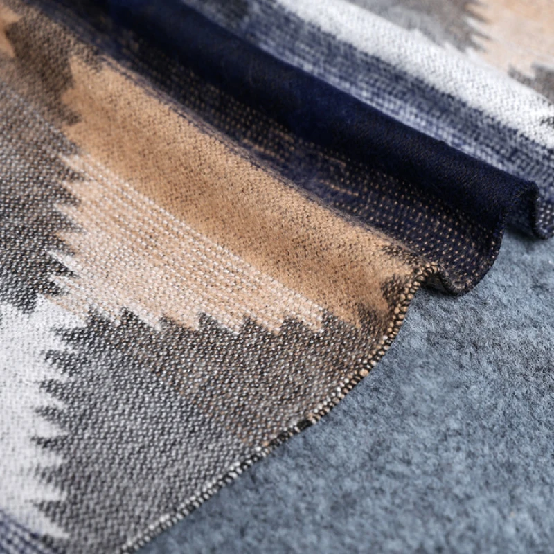 Новая зимняя женская модная шаль одеяло накидка теплая вязаная клетчатый шарф