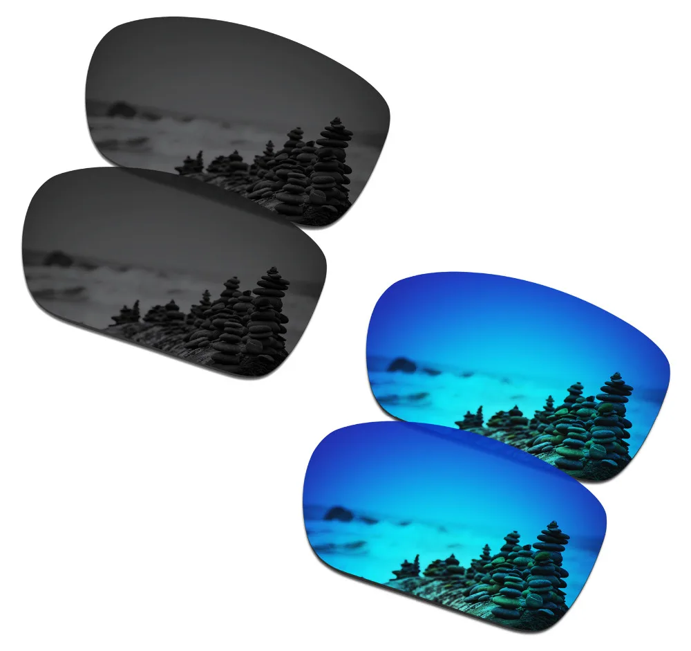 2 пары поляризованных солнцезащитных очков SmartVLT Сменные линзы для Oakley TwoFace Stealth