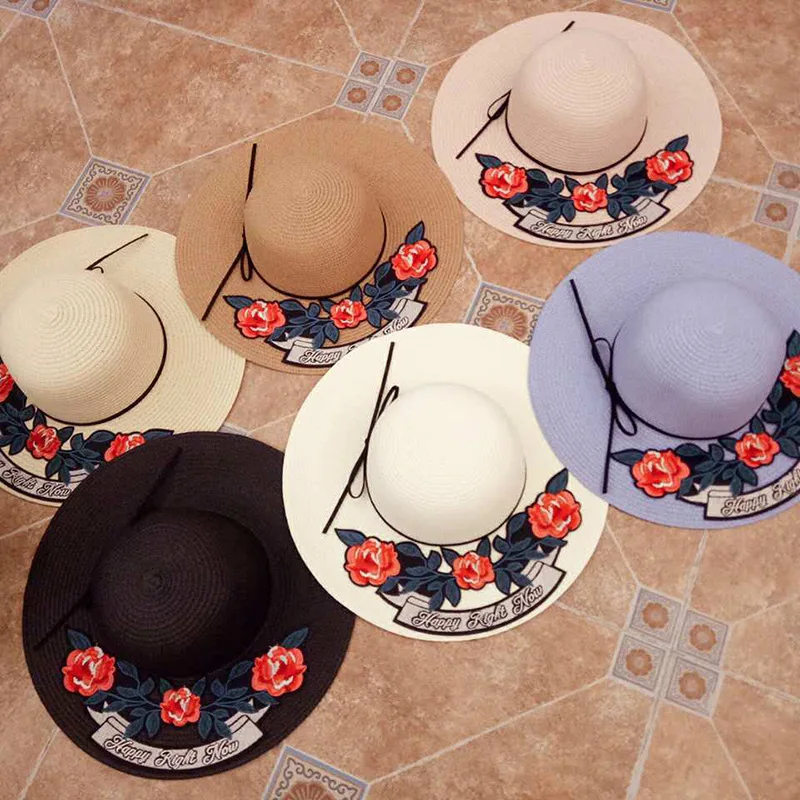 Соломенная шляпа для родителей и детей, розовая Солнцезащитная Красивая пляжная шляпа с козырьком для женщин, Детская летняя Солнцезащитная модная шапка H139