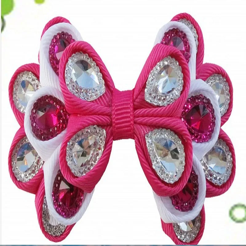 16 шт. заколка крокодил для волос с кристаллами 3 5 дюйма|hair accessories|hair accessories free