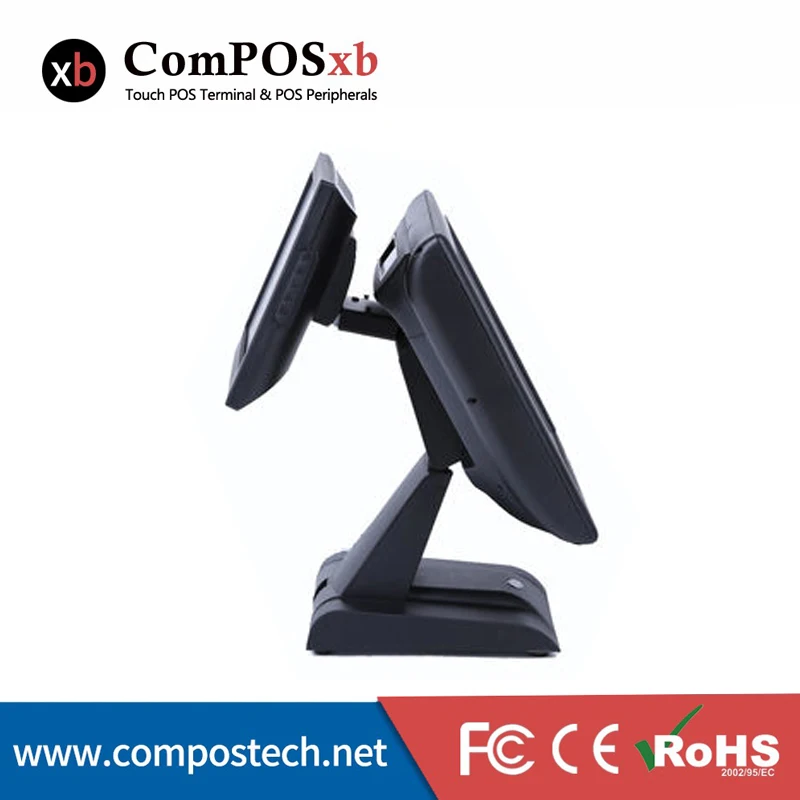 Windows pos системы резистивный сенсорный экран 15 дюймов POS все в одном ПК кассовый