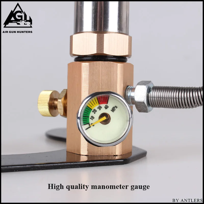 AGH 30Mpa 4500psi Воздушный PCP насос воздушный винтовочный Пейнтбольный ручной насос 3 ступени высокого давления с фильтром мини компрессор насос