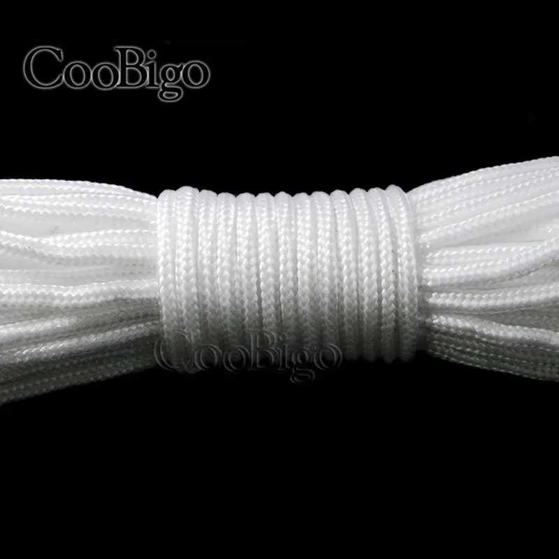 1 шт. диаметр 2 мм Однотонный парашютный шнур веревка для выживания скалолазания
