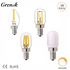 Светодиодный ретро-светильник Grensk T20 C7 E12, 2700 к, 0,5 Вт, 1 Вт, 2 Вт, светодиодный светильник E14 220 В с регулируемой яркостью, мини-светодиодный светильник, холодильник Эдисона 110 В, 220 В