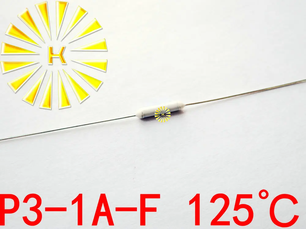 

100% Оригинальный телефон, 125 градусов, термоэлемент, 1 А, 250 В, предохранитель температуры сопротивления x 100 шт., бесплатная доставка