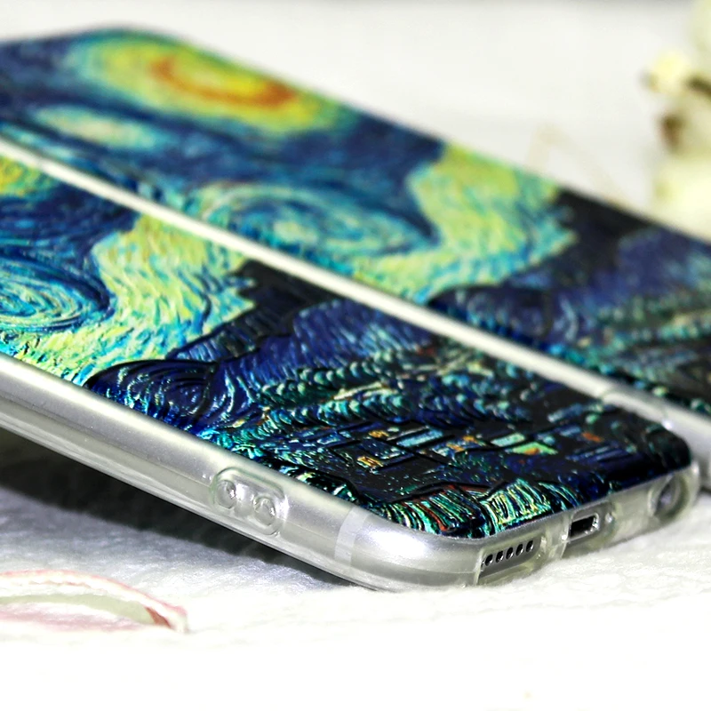 ! Защитный чехол ACCEZZ из ТПУ мягкий тонкий для Apple iphone 6/6 S/7/8 Plus с 3D рисунком|Бамперы|