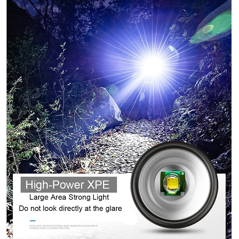 3 режима Мини переносная Рабочая лампа XPE + COB светодиодный фонарик ZOOM torchflashlight life