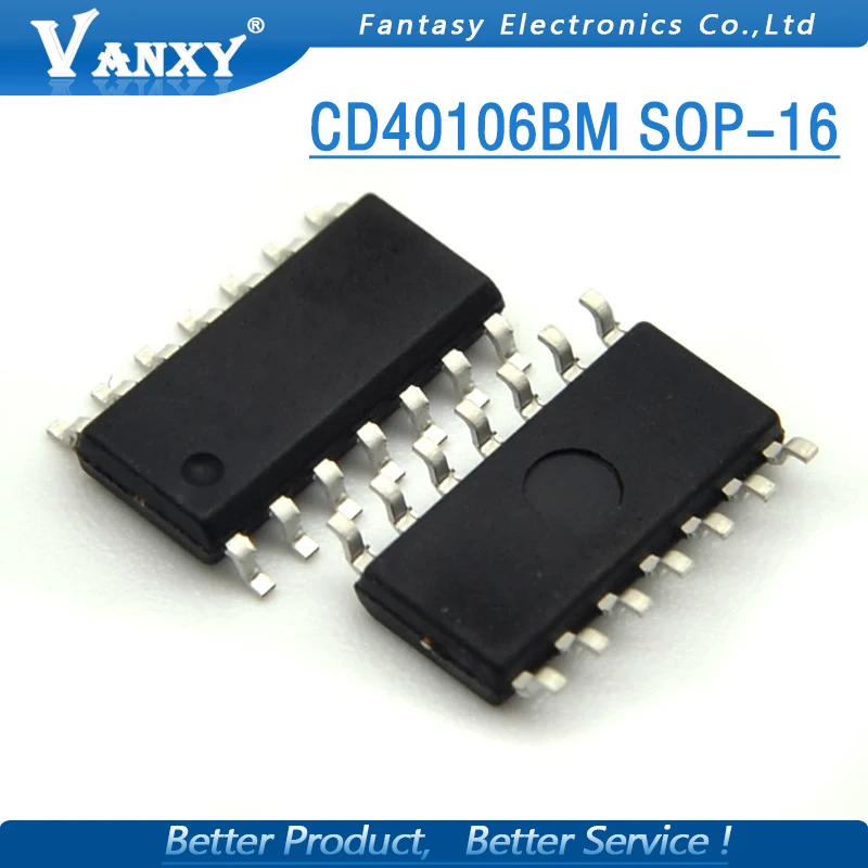 10 шт. CD40106BM SOP14 CD40106 SOP CD40106BM96 SMD новый и оригинальный IC | Электронные компоненты