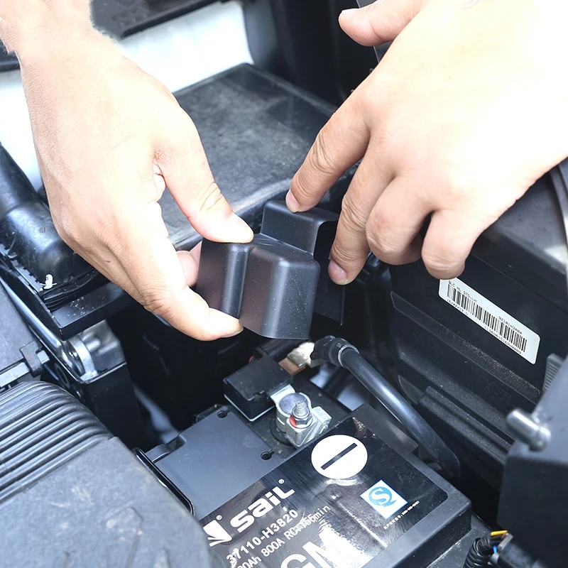 Защитная крышка для автомобильного аккумулятора, Защитная крышка для анода, чехол для защиты от пыли, отрицательный Аккумулятор для kia sportage 3