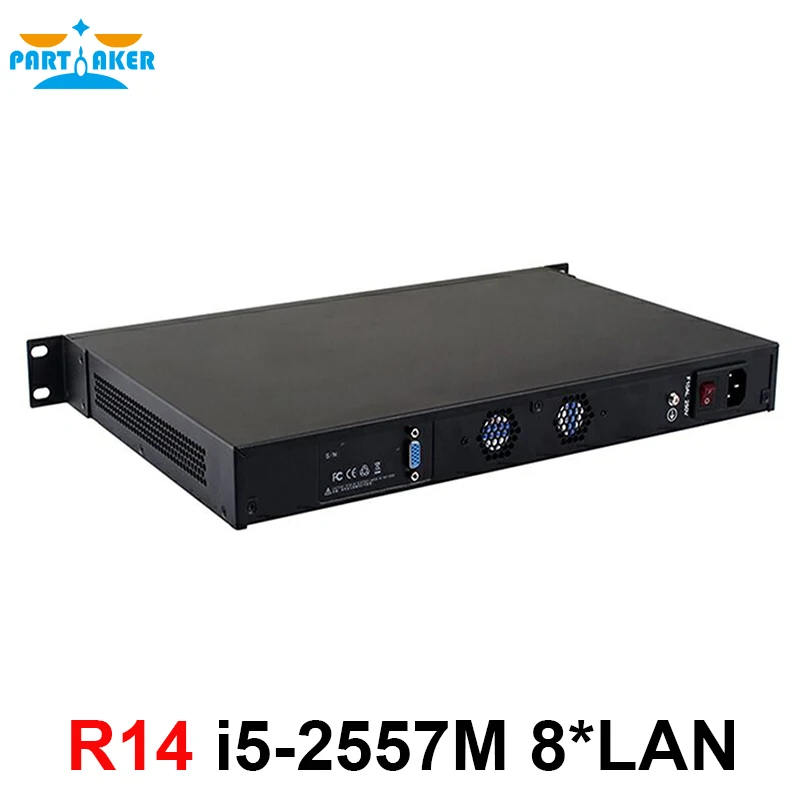 Причастник R14 8 * Intel 82574L гигабитный Ethernet маршрутизатор сервер vpn брандмауэр