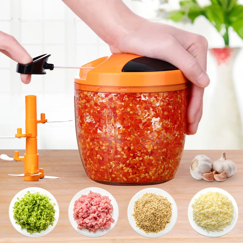 

Portable Blenders Manual Meat Grinder No Electricity Vegetable Chopper Manual Batidora Mini Cutter Kitchen Mini Liquidificador