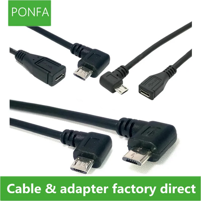 Удлинительный разъем Micro USB 2 0 5 штырьков Папа мама M F адаптер длинный штекер