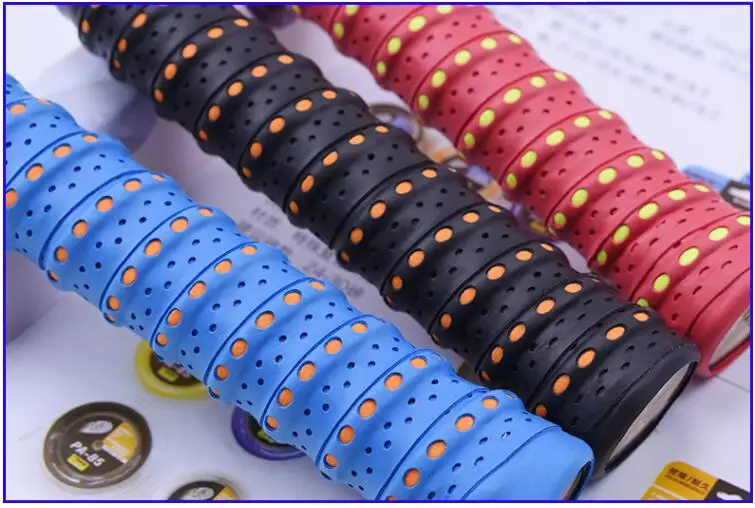 PU 110 EVA Wave grap перфорированные накладки/ракетка для бадминтона|Аксессуары и