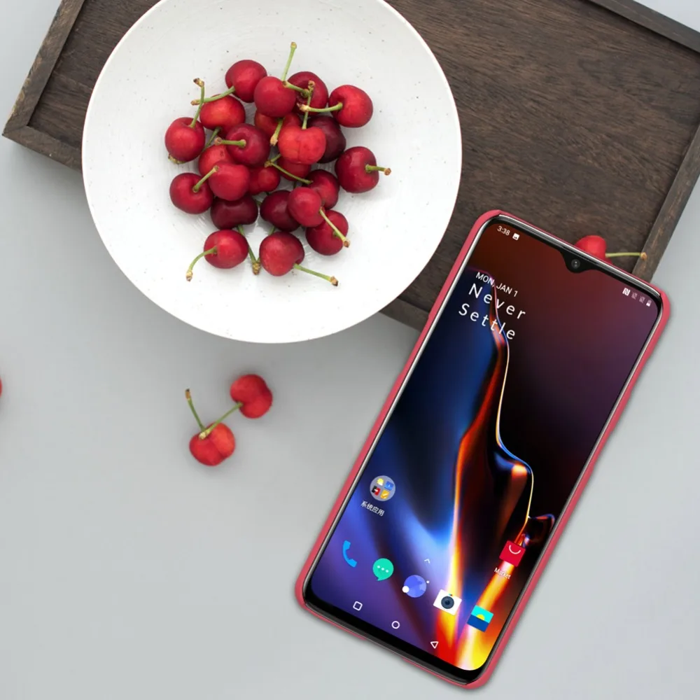 Чехол для Oneplus 6T One plus 6 T матовый чехол NILLKIN задней панели из ПК 6t A6013 1 + и держатель