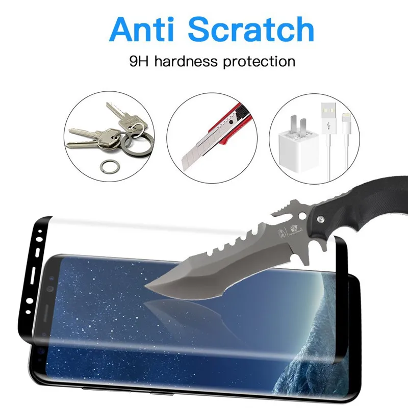 Защита экрана для samsung Galaxy S8 G950F закаленное стекло samsung S 8 Plus S8Plus G955F SM-G955F SM-G950F G950 G955 полное покрытие