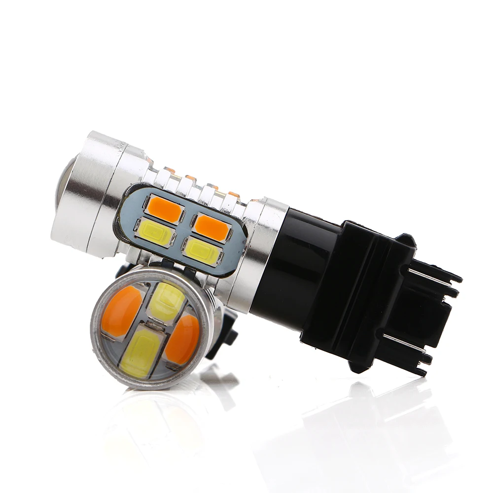 YM E-Bright! 2 шт. Автомобильные светодиодные лампы 3157 P27/5W T25 5730 20 SMD 12 В | Автомобили и