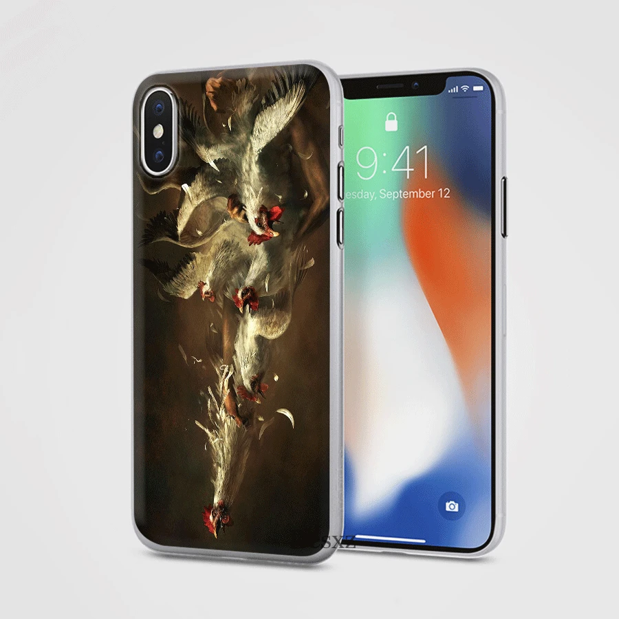 Phone Case Chicken Cock Rooster Cover For iPhone 5 5s SE 6 6s 7 8 Plus X XS XR Max Shell | Мобильные телефоны и