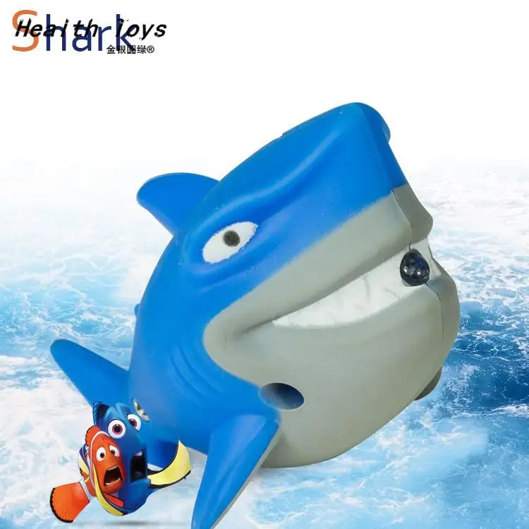 Мини фонарик Angry Shark светодиодный брелок со звуком для мужчин и женщин 1