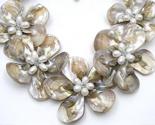 Бисероплетение бижутерия из бисера заявка массивное ожерелье жемчуга цветочное