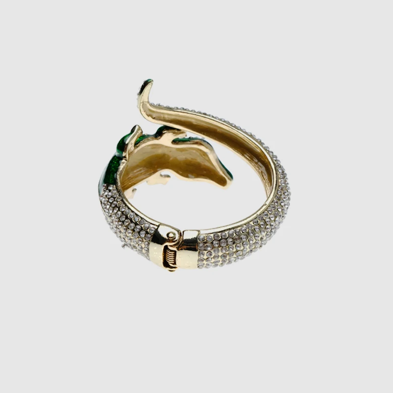 Уникальные браслеты Amorita boutique в виде зеленой ящерицы|bangle brand|bangle designerbangles fashion |