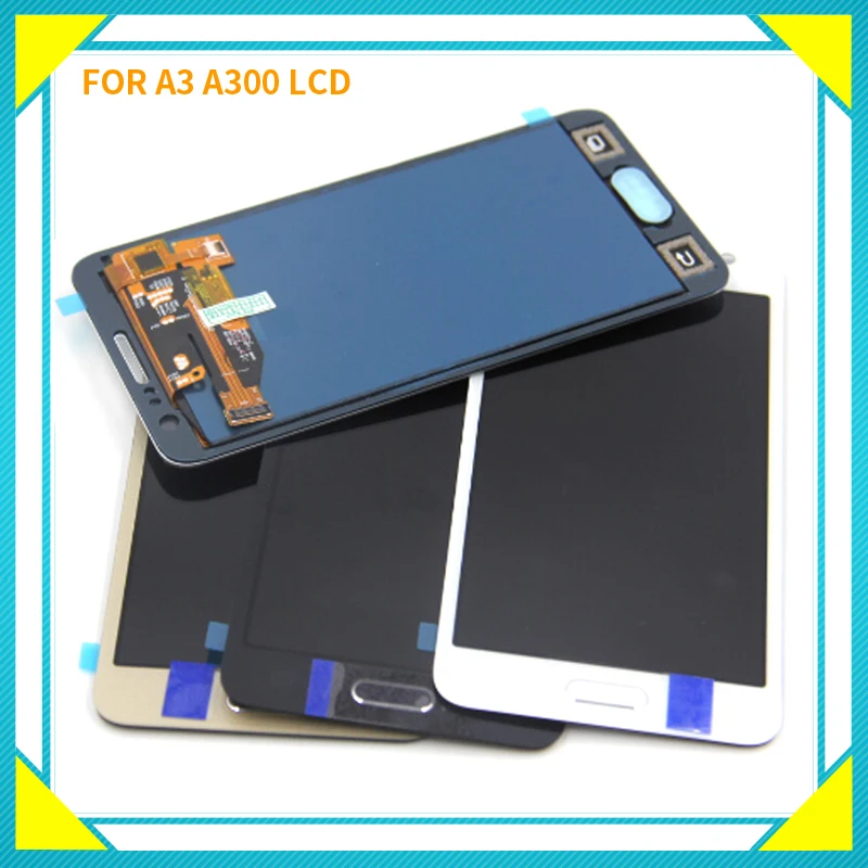 Для Samsung Galaxy A3 2015 LCD A300 A3000F SM A300F дисплей сенсорный экран дигитайзер сборка Замена