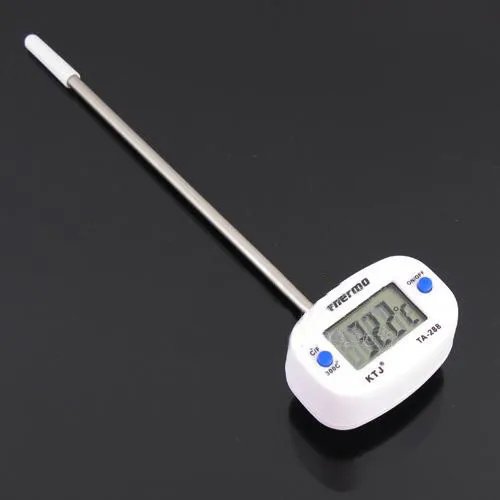 Rotatable Digital Food Thermometer BBQ Meat Chocolate Oven Milk Water Oil Cooking Kitchen Electronic Probe | Дом и сад