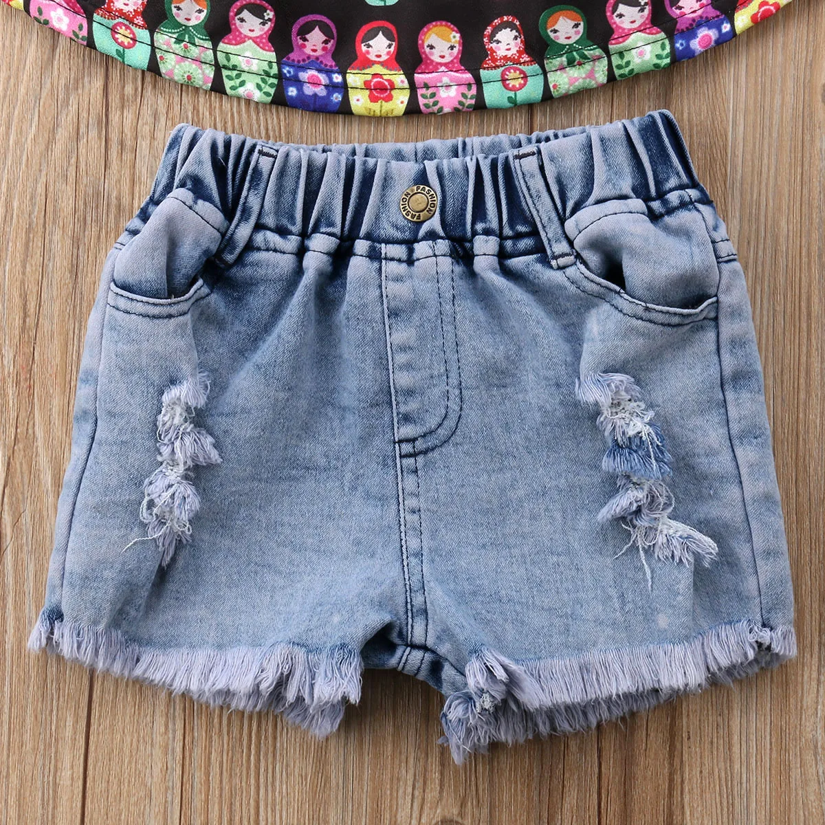 Pudcoco/Новинка Модный комплект одежды для новорожденных девочек с героями