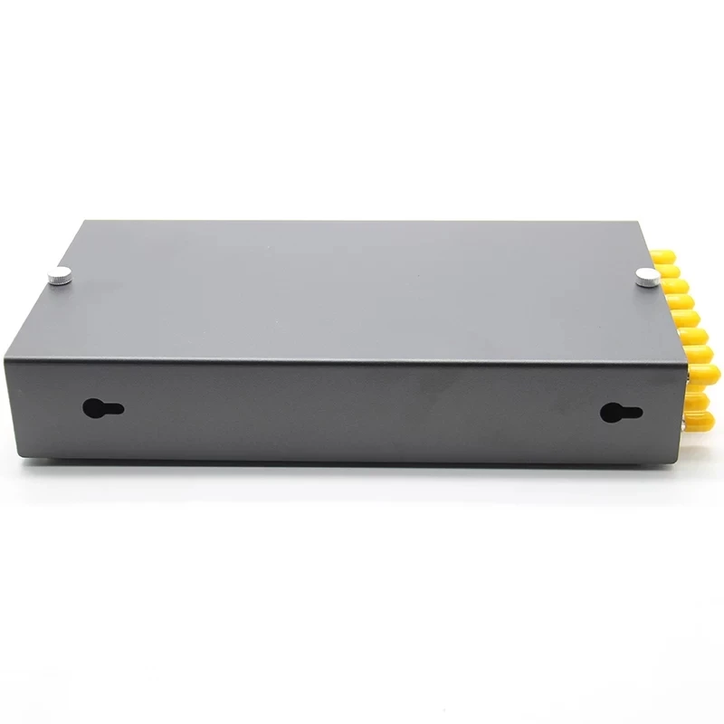 16 cores FTTX FTTH terminal box include ST pigtail&adapter SPCC 16 ports ST fiber optic patch panel SM ELINK 1.2mm thickened