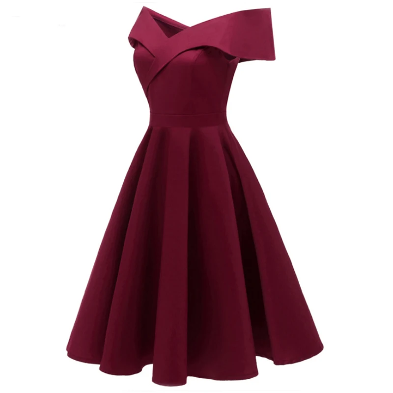 Женское платье в стиле ретро элегантное облегающее винтажное короткое с