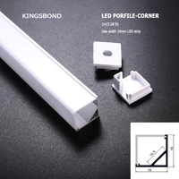 freeshipping 10pcs1 meter v shape aluminium led channel for counter led strip corner light wholesale moq 10pcs