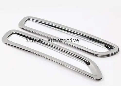 For Nissan Murano 2015 2016 2017 Chrome Rear Bumper Reflector Fog Light Lamp Cover Trim Foglight Molding Garnish Frame Bezel 2pc |