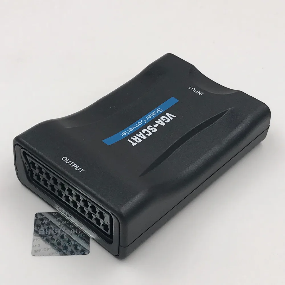Преобразователь VGA в Scart 1080P преобразователь видео и аудиосигнала высокое