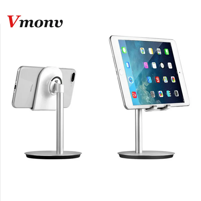 Подставка Vmonv из алюминиевого сплава для телефона и планшета держатель Iphone X 8 Ipad