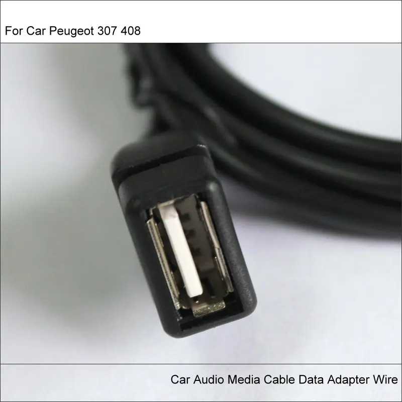 Оригинальный Вилки USB разъем адаптера для Peugeot 307/408 Автомобильное CD радио аудио
