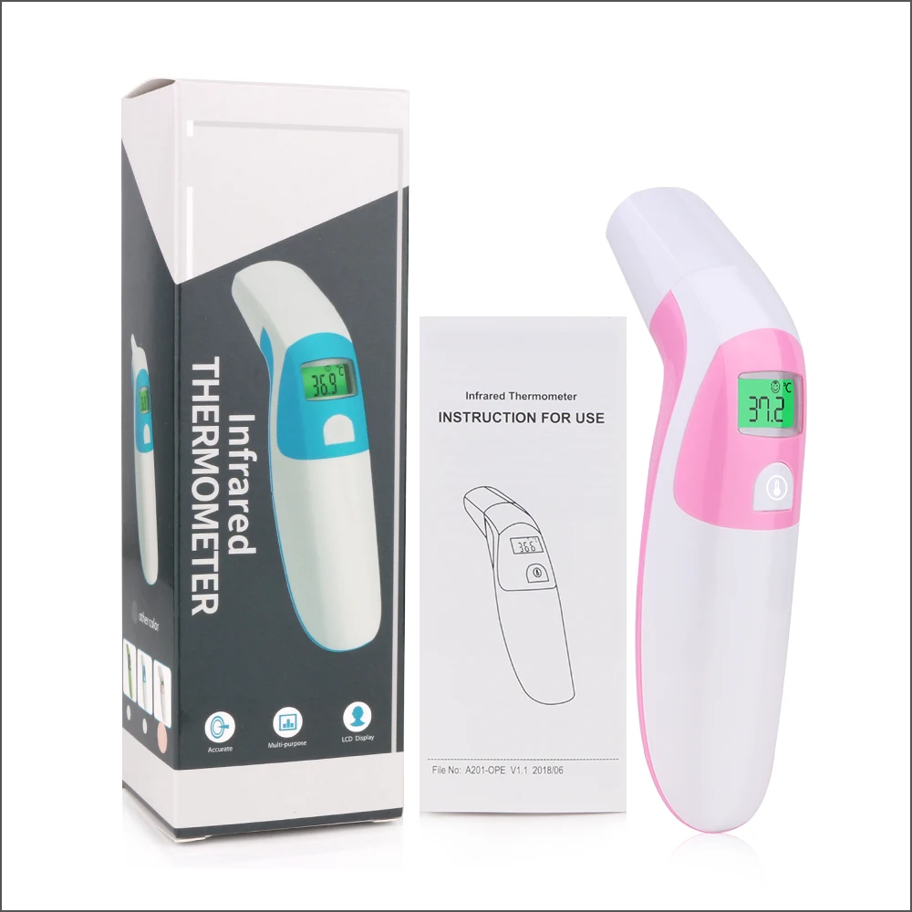 RZ Thermometers Body Thermometer Electronic Ear LED Display Digital IR Thermometer Baby Fever Medical Infrared Bady Thermometer
