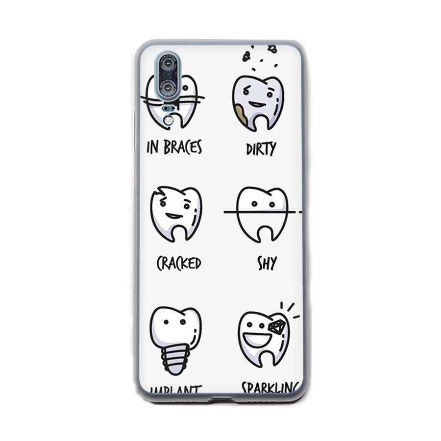 Чехол Desxz для P Smart P30 P8 P9 P20 P10 Pro Lite Plus MINI Hard Cover Dentista Dental|Чехлы-накладки| |