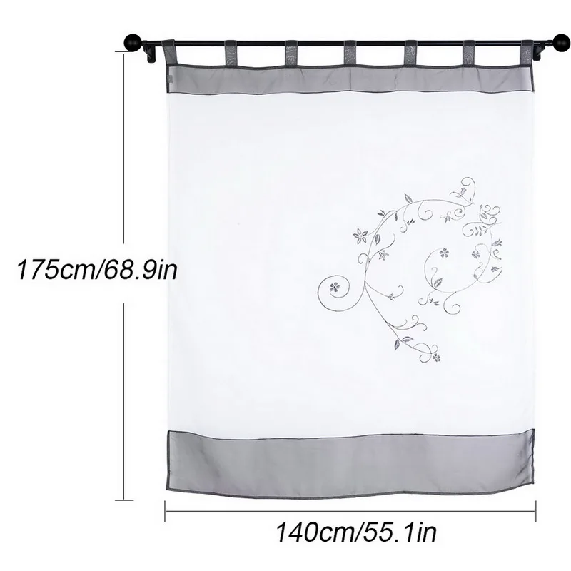 Hoomall, 145x140 см, тюлевые шторы, современные шторы для гостиной, тюль, на дверь, на окно, занавески, занавески, отвесные для спальни